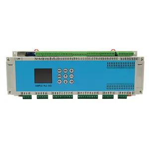 32-In 32-Out Relay Output PLC Analog Input dan Output 0-10V RS485 Terhubung dengan Komputer/HMI untuk Pressure Transmitter