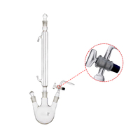 Appareil de génération de vapeur d'acétone en verre DeGao 500 ml, verrerie de laboratoire pour la préparation et la collecte d'échantillons de vapeur
