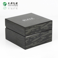 Boîte à montre en bois de palissandre haute brillance personnalisée pour l'emballage de montres de luxe, boîte de rangement et de présentation pour une seule montre avec logo personnalisé OEM