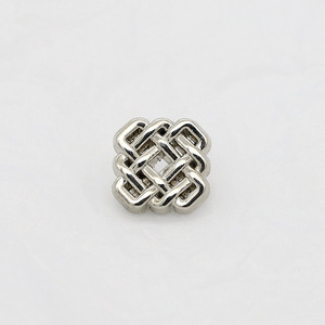 Kim Loại Trung Quốc Knot Dệt Nút Cho Truyền Thống Sườn Xám Ăn Mặc Thời Trang Trang Trí Kẽm Hợp Kim Nút Bán Buôn - Product Image 3