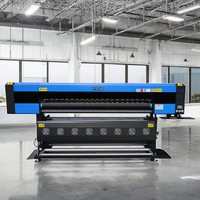 Impresoras de sublimación de 1,9 m, 4 6 I3200 cabezal, impresora de papel de sublimación textil, máquina de impresión plotter con barra de baile de tensión de aire