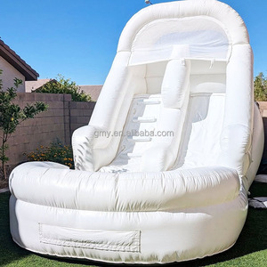 Sân chơi ngoài trời thiết bị trắng nhà bị trả lại Hồ bơi bơm hơi trượt với Blower cho bán - Product Image 1