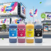 1 Liter CMYK LC LM LK Rote Eco-Solvent-Tinte für Epson XP600 XP600 DX5 DX7 Eco-Solvent-Druckkopf