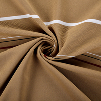 Tejido de nailon elástico transpirable de jacquard de moda al por mayor, 92% nailon 8% elastano teñido en hilo para camisa polo