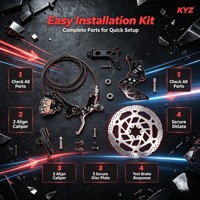Kit d'étrier de frein arrière KYZ en aluminium CNC 7075, montage robuste pour VTT électrique Sur Ron Ultra Bee Light Bee LBX Talaria