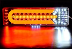 Feu arrière LED multifonctionnel pour remorque, avec fonctions d'arrêt, de recul, de direction et d'indication dynamique pour camion de transport - Product Image 5