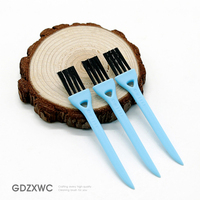 Grattoir 2-en-1 bleu fin à pointe, brosse de nettoyage bleu-noir pour rasoirs et tondeuses à cheveux, gadget ménager innovant, 11 couleurs