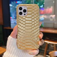 Coque de téléphone anti-traces de doigts en similicuir à motif animal pour 17 Pro Max, pour 14, coque de protection rigide à triple garantie 13/12