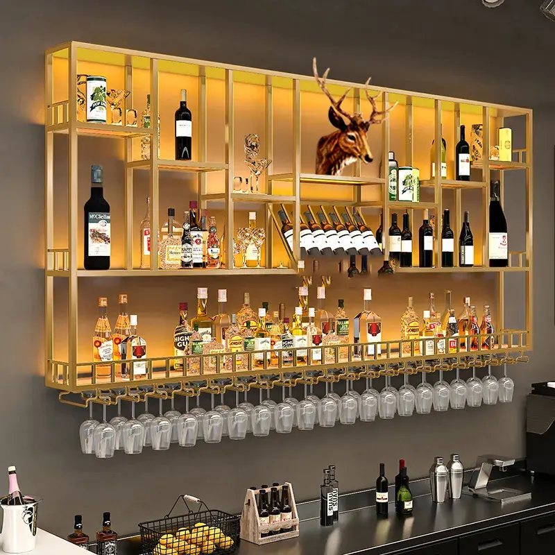 Light Luxury Wine Rack Home Restaurant