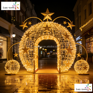 Bolas con luces LED impermeables IP44 IP65, tamaño personalizable, iluminación decorativa para exteriores, cruza calles - Product Image 1