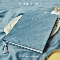 Agenda de mariage A5 2026, carnet de notes en velours à couverture rigide pour fiançailles, anniversaire, fête