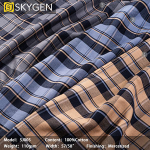 High Quality 100% <strong>Cotton</strong> <strong>Yarn</strong> <strong>Dyed</strong> Check Woven Shirting <strong>Fabric</strong> - Product Image 4