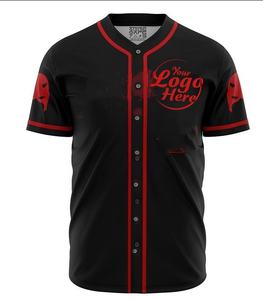 Ensemble de maillots de baseball respirants à manches courtes pour hommes avec logo personnalisé, séchage rapide, coupe ample, uniforme de sport avec t-shirt grande taille - Product Image 2