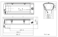Carcasa para Cámara IP, Accesorio de Vigilancia, Cubierta para Cámara de Seguridad Exterior con Limpiador, Calentador y Enfriador Integrados, Caja para Cámara CCTV