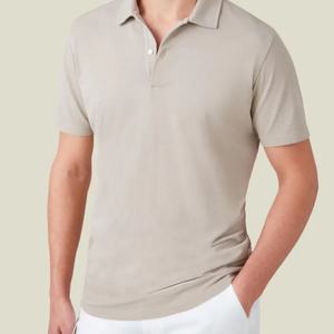 Guangzhou Embroidered Egyptian Cotton Garment Dyed Light Acid Washed Button up <b>Polo</b> T <b>Shirts</b> High Quality - Product Image 2