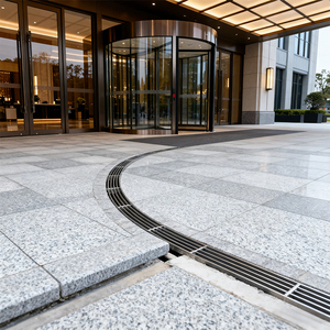 Coperchi per Pozzetti Lineari in Acciaio Inox Personalizzati a Forma Speciale per Drenaggio di Parchi e Aree Residenziali - Product Image 4