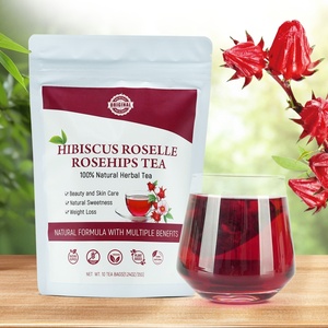Té de Hibisco y Rosa Mosqueta Personalizado de Chianherbs, Té Blanqueador para una Piel Radiante y Adelgazante para el Cuidado de la Belleza y la Piel - Product Image 1