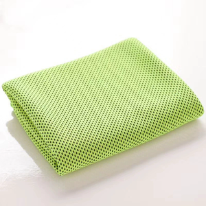 Serviettes de sport rafraîchissantes en microfibre douce à séchage rapide, forme rectangulaire, pour adultes, ensemble bleu, vert, gris - Product Image 2