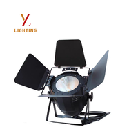 Projecteur de scène LED COB 100W blanc avec volets coupe-flux, angle de faisceau 35/75°, DMX512 6 canaux, fonctionnement automatique maître-esclave, éclairage de surface pour studio