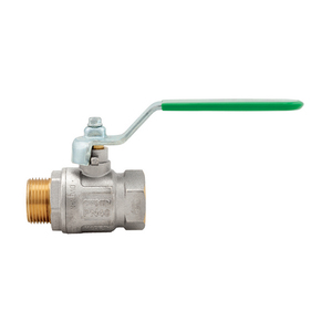 Valvola a sfera DVGW MF ideale da 3/4 di pollice a passaggio totale con leva piatta per valvole di riempimento - Product Image 1