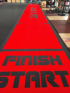 Tùy chỉnh phòng tập thể dục Turf màu xanh lá cây với số cỏ nhân tạo sledge theo dõi - Product Image 4