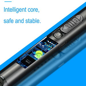 Venta al por mayor de encendedor de cigarrillos electrónico USB personalizado verde a prueba de viento Metal vela encendedor de cocina - Product Image 5