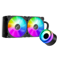 Refroidisseur de processeur liquide AIO Premium 360 mm, ventilateur PWM 62,8 CFM, radiateur en aluminium, faible bruit