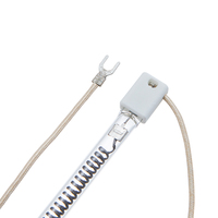 235V 500W Tube de chaleur halogène Lampe IR Élément de quartz de carbone infrarouge