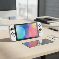Kit de protection 8 en 1 pour NS OLED nouvellement sorti, coque en PC TPU de haute qualité, protection d'écran pour Nintendo Switch OLED pour les joueurs
