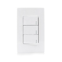 Interrupteur mural électrique pour la maison et l'hôtel, panneau PC blanc, prix avantageux, bonne qualité, 3 gangues, 1 voie, 2 voies, interrupteur mural pour éclairage