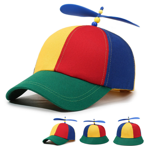 Casquettes de baseball personnalisables en gros avec logo arc-en-ciel et motif <span class=keywords><strong>moulin</strong></span> à <span class=keywords><strong>vent</strong></span> pour garçons et filles, chapeaux pour enfants motif libellule - Product Image 4