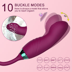 Potente Vibrador <span class=keywords><strong>Rosa</strong></span>, Juguete Sexual para Adultos, Estimulador de Clítoris y Pezones, Succión de Clítoris, Estimulación de Punto G, Dildo para Mujeres, Movimiento de Dedos - Product Image 5