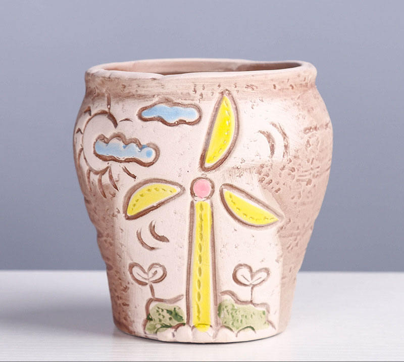 Non émaillé - Grand moulin à vent