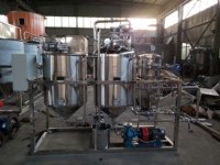 Réservoir de raffinage d'huile comestible à prix d'usine, mini-réfrigérateur pour huile de noix, beurre de karité, huile d'amande, machine de raffinage d'huile, décolorant et désodorisant pour huile de cuisson