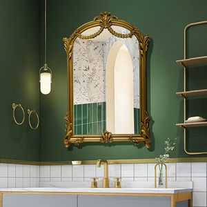 <span class=keywords><strong>Miroir</strong></span> décoratif sculpté personnalisé avec cadre photo, <span class=keywords><strong>miroir</strong></span> de maquillage pour coiffeuse, <span class=keywords><strong>miroir</strong></span> de <span class=keywords><strong>toilette</strong></span>, Nouveauté 2025, style campagne française pour salle de bain - Product Image 2
