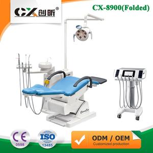 Poltrona Odontoiatrica Integrale Pieghevole con Vassoio Portastrumenti Movale, Approvata CE, Macchina per Trattamenti Dentali con Luce LED <span class=keywords><strong>CX</strong></span>-<span class=keywords><strong>8900</strong></span> (Pieghevole) Silenziosa - Product Image 2