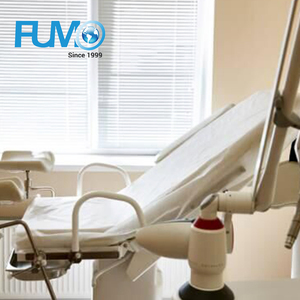 Rotolo di carta igienica bianca liscia da 21 pollici per lettino da fisioterapia, spa, lettino da esame, carta per lettino da visita medica - Product Image 5