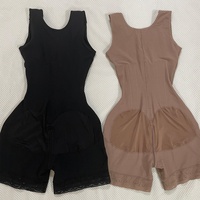 Celana Dalam Kontrol Perut High Waist dengan Ritsleting & Kancing Depan, Anti-Bakteri, Bahan Nilon, Membentuk Tubuh, Mengangkat Pinggul, Penyangga Perut