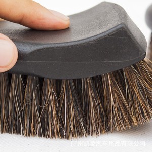 Brosse de lavage auto en crin de cheval pour le nettoyage des pneus et de l'intérieur – Outils de nettoyage automobile - Product Image 2