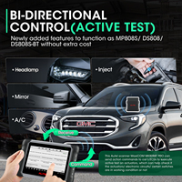 Pour MaxiCOM MK808BT PRO OBD2 Scanner Outil de diagnostic automobile Écran tactile LCD 7 pouces / Wi-Fi 4+64 Go Batterie 12V 5000 mAh