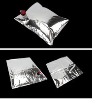 Boîte à bavoir pour vin de qualité alimentaire 5L/10L/20L Pochettes à bavoir liquides transparentes/VMPET pour jus de fruits lait sac aseptique sac sous vide pour vodka