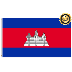 Bán buôn 3X5FT Cambodia Faso cờ 68d/100D Polyester tùy chỉnh tất cả các quốc gia Vận chuyển nhanh chóng Nhà cung cấp đáng tin cậy Giao hàng nhanh - Product Image 2