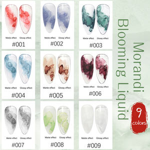 ZRKGEL vente en gros OEM tremper 9 couleurs ensemble de floraison vernis à ongles gel <span class=keywords><strong>uv</strong></span> kit nail art marque privée logo personnalisé vernis à gel pour ensemble - Product Image 4