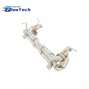 Sistema de Escape con Válvulas de Acero Inoxidable 304 con Tubo en X y Silenciador para Ferrari 458 Italia 4.5L V8 - Product Image 2