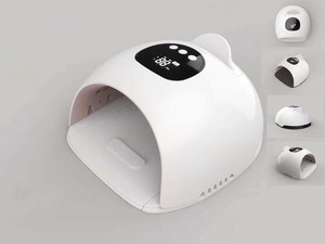 Lampe à ongles UV LED sans fil portable, sécheuse à ongles rechargeable, lumière de durcissement du vernis gel sans fil pour la maison - Product Image 3