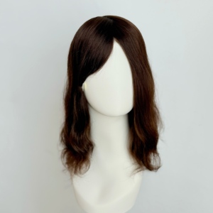 ผมแท้ของผู้หญิงชนิดมองโกเลียเรมี่ สำหรับผมบาง วิกผมและทูเป้แบบลอนธรรมชาติ ฐานโมโนและพียู ถักด้วยมือ ความหนาแน่น 130% - Product Image 5