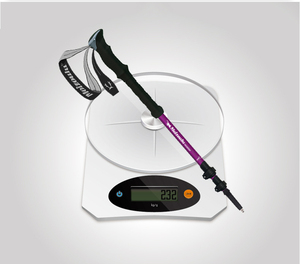 Bastón <span class=keywords><strong>de</strong></span> Senderismo Nuevo, Bastón <span class=keywords><strong>de</strong></span> Esquí Telescópico <span class=keywords><strong>de</strong></span> Tres Secciones <span class=keywords><strong>de</strong></span> Aleación <span class=keywords><strong>de</strong></span> Aluminio, Muleta para Senderismo y Montañismo - Product Image 4