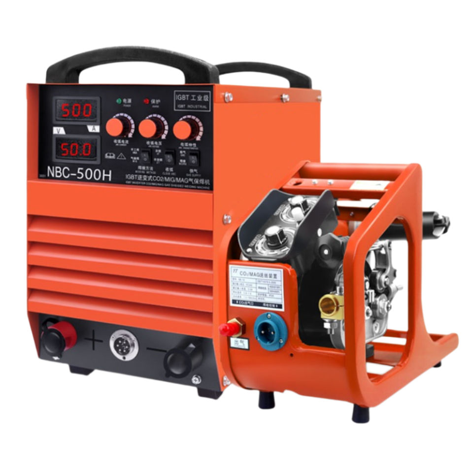 NBC-500 Mig 500amp 5-15KG draht digital gas 3 in 1 schwere industrielle mig schweiß maschine preis multifunktion ale mig schweißer