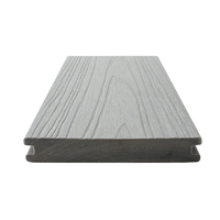 Planches de terrasse en WPC solides, forme carrée traditionnelle, imperméables, écologiques, surface lisse, revêtement de sol extérieur, jardin, entrepôt