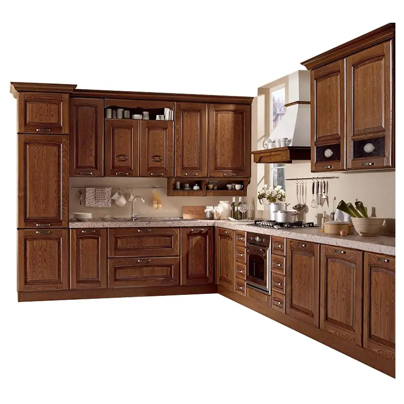 Latest Modular Waterproof Wood Cupboard Design kitchen cabinet ideas